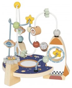 Tooky toy drewniana rakieta pętla motoryczna labirynt