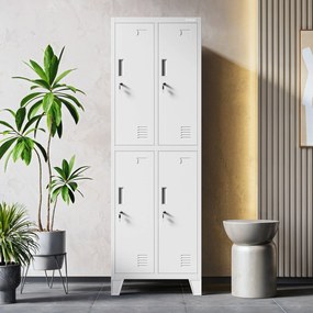 Szafka pracownicza BHP szara: BARTEK 2 Plus