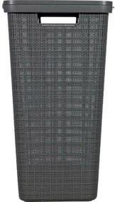 Curver Kosz na brudną bieliznę Jute 58 l, ciemnoszary