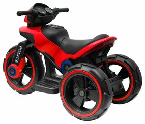 Baby Mix Elektryczny motocykl dla dzieci Policeczerwony, 100 x 50 x 61 cm