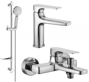 Mexen Lynx DF40 zestaw wannowy, chrom - 745903DF40-00