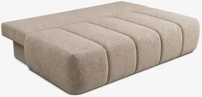 Sofa z Funkcją Spania SARIA Beżowa Szenil Nowoczesna