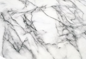 Designerski stół z drucianą podstawą Brodway imitacja marmuru