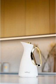 Termos w biało-złotym kolorze 1 l Alessia – Vialli Design