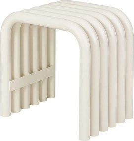 Beżowe metalowe krzesło ogrodowe Nokk – noo.ma