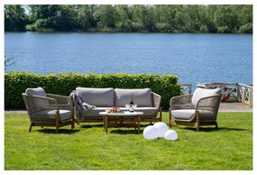 Okrągły stolik ogrodowy z blatem z terrazzo ø 84,5 cm Terracina – House Nordic