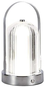 LED Lampa stołowa ściemnialna LED/1W/5V 3000-6000K 1800 mAh chrom