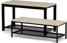 Półka na buty, zestaw 2 szt., dąb Sonoma