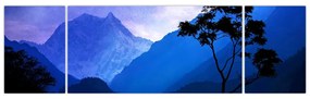 Obraz - Nocne niebo w Nepalu (170x50 cm)