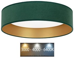 Brilagi - LED Plafon VELVET LED/24W/230V 3000/4000/6400K zielony/złoty