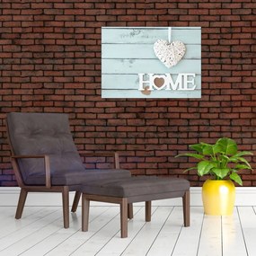 Obraz na szkle - I love home (70x50 cm)