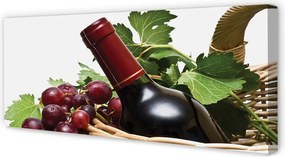 Zdjęcie na płótnie Dojrzałe Winogrona I Wino