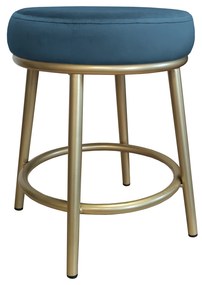 Taboret Ben noga metalowa złota MG33