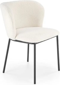 Krzesło tapicerowane K518 kremowe