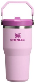 Różowy termos ze stali nierdzewnej 600 ml IceFlow™ Flip Straw 2.0 Cherry Blossom – Stanley