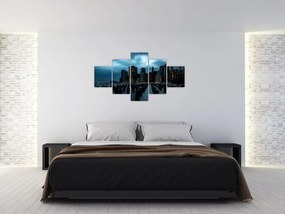 Obraz  - Widok na drapacze chmur Nowego Jorku (125x70 cm)