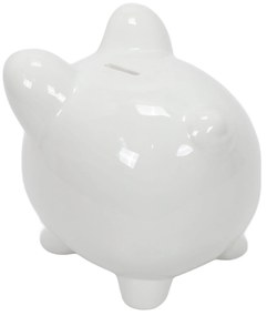Skarbonka świnka ceramiczna, 18,5 x 21 x 19 cm