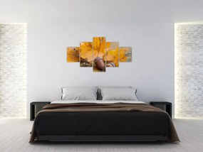 Obraz - Jesienne żołędzie (125x70 cm)
