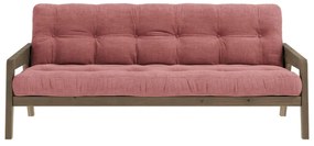 Różowa rozkładana sofa 190 cm Grab Carob – Karup Design