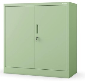 Szafka metalowa BEATA, 900 x 930 x 400 mm, Fresh Style: pastelowy zielony