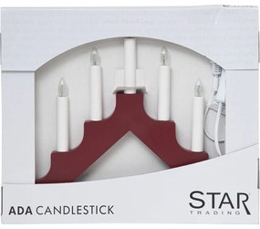 Bordowa dekoracja świetlna Ada – Star Trading