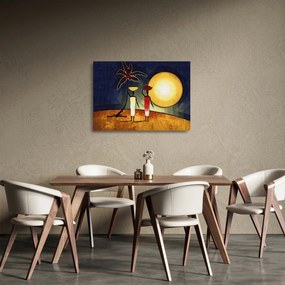 Obraz na szkle starożytnego obrazu (70x50 cm)