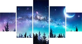Obraz - Droga Mleczna (125x70 cm)