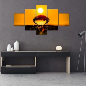 Obraz szklanej kropli (125x70 cm)