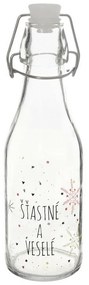 Butelka Orion z zamknięciem klipsowym Flakeczerwona, 0,52 l, 520 ml