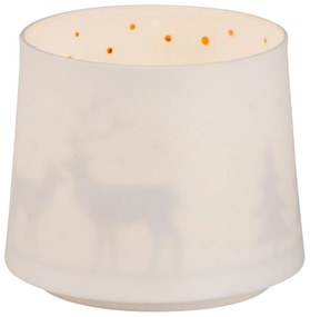 Räder Biały porcelanowy świecznik HIRSCH