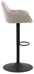 Jasnoszare hokery obrotowe zestaw 2 szt. 109 cm Brooke – Actona