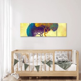 Obraz - Drzewa na wzgórzu (170x50 cm)