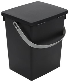 Pojemnik na odpady organiczne z plastiku z recyklingu, 5,5 l