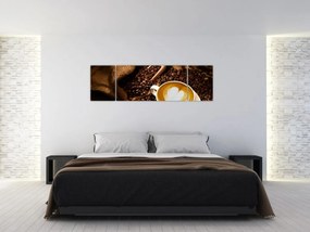 Obraz - Filiżanka kawy (170x50 cm)