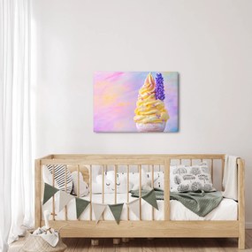 Obraz - Lody z lawendą (70x50 cm)