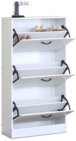 Szafka na buty z przegródkami G1016 WT, biały