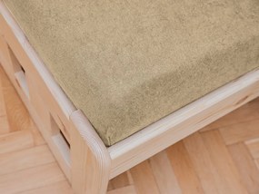 PrzytulneMieszkanie.pl Prześcieradło frotte do łóżeczka cappuccino 60x120 cm