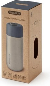 Kubek termiczny ze stali nierdzewnej w kolorze srebra 340 ml – Black + Blum