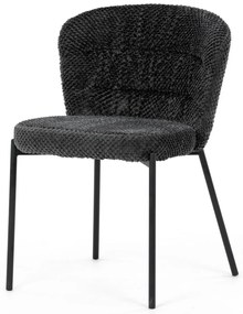Zestaw krzeseł do jadalni Bouclé CT-W1077 GREY2, 4szt.