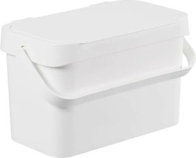 SmartStore Plastikowy kosz na odpady organiczne Collect, biały, 5 l