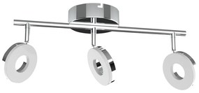 Lampa sufitowa LED w kolorze srebra z połyskiem 47x16 cm Thema – Candellux Lighting