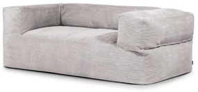 Jasnoszary sztruksowy worek do siedzenia Sofa MooG – SLOWDOWN