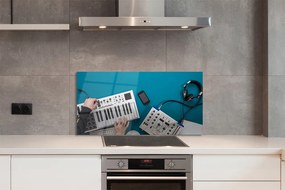 Panel szklany do Kuchni Stanowisko Mikserskie DJ-a