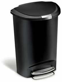 Simplehuman kosz na odpady z pedałem 50 l,  czarny