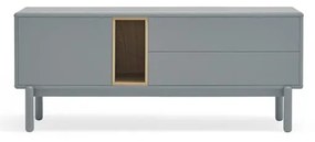 Niebieska/szara szafka pod TV 140x56 cm Corvo – Teulat