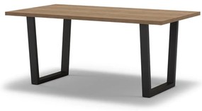 Stół z blatem w dekorze dębu 100x180 cm Francesca – Marckeric