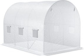 Outsunny Pokrycie do Szklarni Zamiennik Przezroczyste Odporne na Pogodę 300x200x200cm | Aosom PL