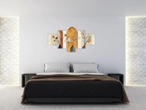 Obraz - Wazony w łukach (125x70 cm)