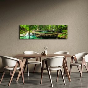 Obraz - Wodospad Erawan w Kanchanaburi, Tajlandia (170x50 cm)