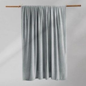 Jasnoszary koc z mikrowłókna DecoKing Mic, 200x220 cm